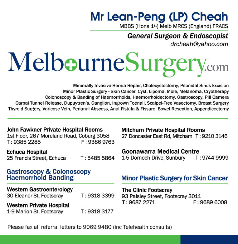 Melbourne Surgery Contact Info